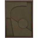 Διακοσμητικό Τοίχου ArteLibre Πράσινο Χαρτί 30x3x40cm