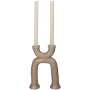 Κηροπήγιο ArteLibre Μπεζ Κεραμικό 19.5x6.5x27cm