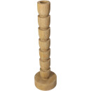 Κηροπήγιο ArteLibre Φυσικό Polyresin 8x8x30cm