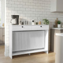 Κονσόλα - Κάλυμμα Καλοριφέρ Opelya Megapap Χρώμα Λευκό 130x31,4x100εκ.