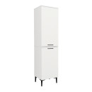 Ντουλάπι με Καλάθι Απλύτων Singa Megapap Χρώμα Λευκό 45x40x180εκ.