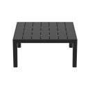 PORTOFINO LOUNGE ΤΡΑΠΕΖΙ BLACK 70X70X33εκ. ΠΟΛ/ΝΙΟΥ