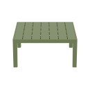 PORTOFINO LOUNGE ΤΡΑΠΕΖΙ OLIVE GREEN 70X70X33εκ. ΠΟΛ/ΝΙΟΥ