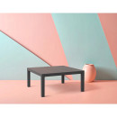 PORTOFINO LOUNGE ΤΡΑΠΕΖΙ BLACK 70X70X33εκ. ΠΟΛ/ΝΙΟΥ