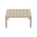 PORTOFINO LOUNGE ΤΡΑΠΕΖΙ TAUPE 70X70X33εκ. ΠΟΛ/ΝΙΟΥ
