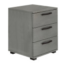 Κομοδίνο - Συρταριέρα Γραφείου Roco Megapap Χρώμα Γκρι Σκυροδέματος 40x39x57εκ.