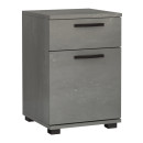 Κομοδίνο - Συρταριέρα Γραφείου Veto Megapap Χρώμα Γκρι Σκυροδέματος 40x39x57εκ.