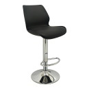 BAR49 BLACK PU/PVC(Σ2)ΣKAMΠO ΜΕ ΑΜΟΡΤΙΣΕΡ 39X45X102εκ.