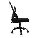 A1830 ΜΑΥΡΟ/ΜΑΥΡΟ MESH ΠΟΛ/ΝΑ ΓΡΑΦΕΙΟΥ 62X54X44-91/53-100εκ.