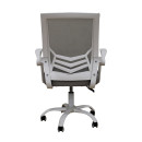 A1830 ΛΕΥΚΟ/ΓΚΡΙ MESH ΠΟΛΥΘΡΟΝΑ ΓΡΑΦΕΙΟΥ 62X54X44-91/53-100εκ.