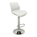 BAR49 WHITE PU/PVC(Σ2)ΣKAMΠO ΜΕ ΑΜΟΡΤΙΣΕΡ 39X45X102εκ.