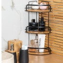 Estia Εταζερα Bamboo Essentials Μεταλλικη Γωνιακη 3 Θεσεων 49x19.5x19.5cm