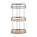 Estia Εταζερα Bamboo Essentials Μεταλλικη Γωνιακη 3 Θεσεων 49x19.5x19.5cm