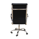 A9953 ΜΑΥΡΟ PU ΠΟΛΥΘΡΟΝΑ ΓΡΑΦΕΙΟΥ 59Χ62Χ48-99/57-108εκ.