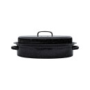 Γαστρα Enamel Εμαγιε 40x27x15cm 4.8lt με Σχαρα