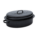 Γαστρα Enamel Εμαγιε 46.5x32x18cm 7.8lt με Σχαρα