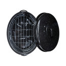 Γαστρα Enamel Εμαγιε 46.5x32x18cm 7.8lt με Σχαρα