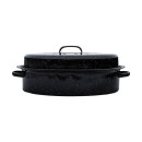 Γαστρα Enamel Εμαγιε 46.5x32x18cm 7.8lt με Σχαρα