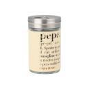 Estia Δοχειο για Πιπερι Allure Γυαλινο 4.8x8.2cm Μπεζ