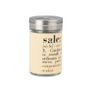 Estia Δοχειο για Αλατι Allure Γυαλινο 4.8x8.2cm Μπεζ