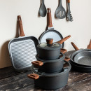 Estia Κατσαρολα Stone Αντικολλητικη Χυτου Αλουμινιου 24cm 4.5lt