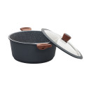 Estia Κατσαρολα Stone Αντικολλητικη Χυτου Αλουμινιου 28cm 6.7lt