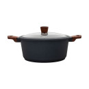 Estia Κατσαρολα Stone Αντικολλητικη Χυτου Αλουμινιου 28cm 6.7lt