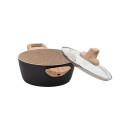 Estia Κατσαρολα Earth Αντικολλητικη Πρεσσαριστου Αλουμινιου 20cm 2.3lt