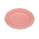 Estia Πιατελα Οβαλ Athénée Πορσελανινη Αναγλυφη 36cm Rose