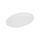 Estia Πιατελα Οβαλ Athénée Πορσελανινη Αναγλυφη 25cm White