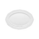Estia Πιατελα Οβαλ Athénée Πορσελανινη Αναγλυφη 25cm White