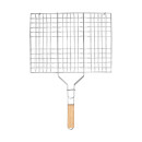 Σχαρα Ψησιματος Barbecue Μεταλλικη 60x40cm με Ξυλινη Λαβη