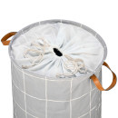 Καλαθι Απλυτων Checkered 60lt Πτυσσομενο με Χερουλια 40x40x50cm