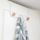 Estia Κρεμαστρα Πορτας Πενταπλη Μεταλλικη Λευκη