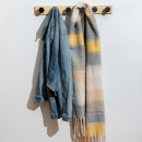 Estia Κρεμαστρα Τοιχου Ξυλινη 60x6x6cm 6 Θεσεων