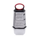 Τριφτης 6 Πλευρων Ανοξειδωτος 25cm με Πλαστικο Δοχειο