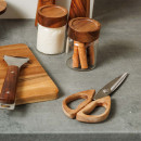 Estia Ψαλιδι Κουζινας Allure Ανοξειδωτο Ατσαλι με Ξυλινη Λαβη