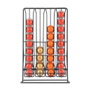 Estia Βαση για Καψουλες & Συσκευασιες Espresso Metal Black Μεταλλικη Διπλης Οψεως Μαυρη