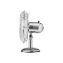Estia Ανεμιστηρας Επιτραπεζιος Retroflow 30cm 40w Μεταλλικος Ασημι