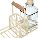 Estia Δοχεια Υγρου Πιατων Allure 2x300ml με Μεταλλικη Βαση & Θηκη για Σφουγγαρι Ivory