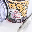 Estia Θερμος Coffee mug Save the Aegean 350ml Graffiti Rhythm