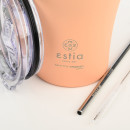 Estia Θερμος Coffee mug Save the Aegean 350ml Peach Fuzz