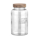 Estia Δοχειο Αποθηκευσης Allure Γυαλινο 2000ml 12x12x21.6cm