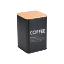 Estia Δοχειο για Καφε Bamboo Essentials Μεταλλικο 10x13cm Μαυρο