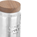 Estia Δοχειο Αποθηκευσης Allure Γυαλινο 1000ml 10x10x18cm