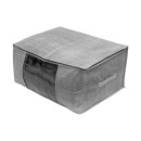 Θηκη Αποθηκευσης Grey non Woven Υφασματινη με Διπλο Φερμουαρ 60x45x30cm