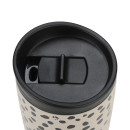 Estia Θερμος Travel mug Save the Aegean 350ml Leopard Taupe