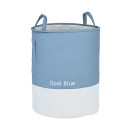 Estia Καλαθι Απλυτων Tone lab με Χερουλια 35x35x50cm Opal Blue