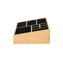 Estia Θηκη Οργανωσης Καλλυντικων Bamboo 9 Θεσεων 33x21x9cm