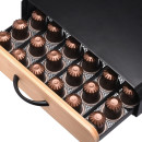 Estia Θηκη για Καψουλες Espresso Bamboo Essentials Μεταλλικη Συρταρωτη 60 Θεσεων Μαυρη